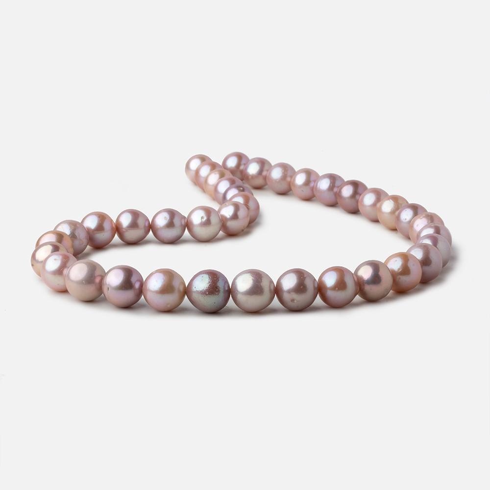  Tri Color Baroque Freshwater Pearls 16 inch 37 pearls 10mm - 11mm A 