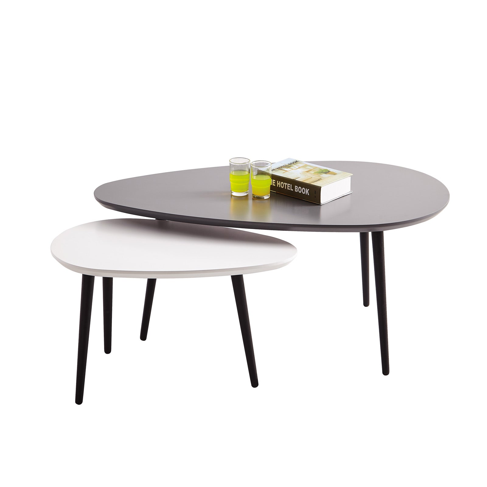 Nesting Coffee Table Set 2PCS