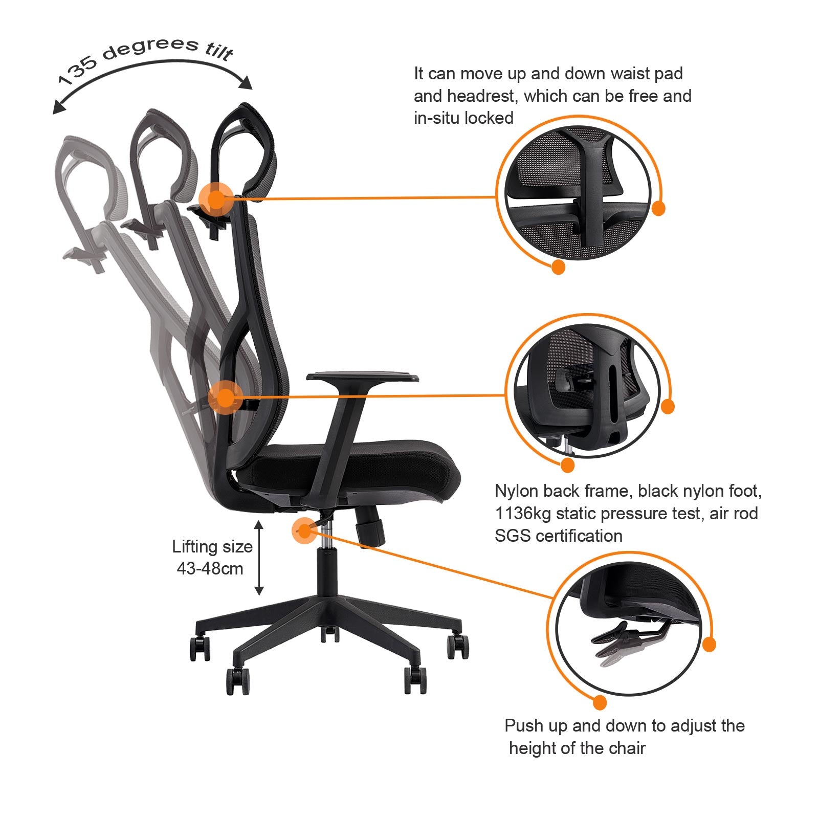 High Back Ergonomic Chair