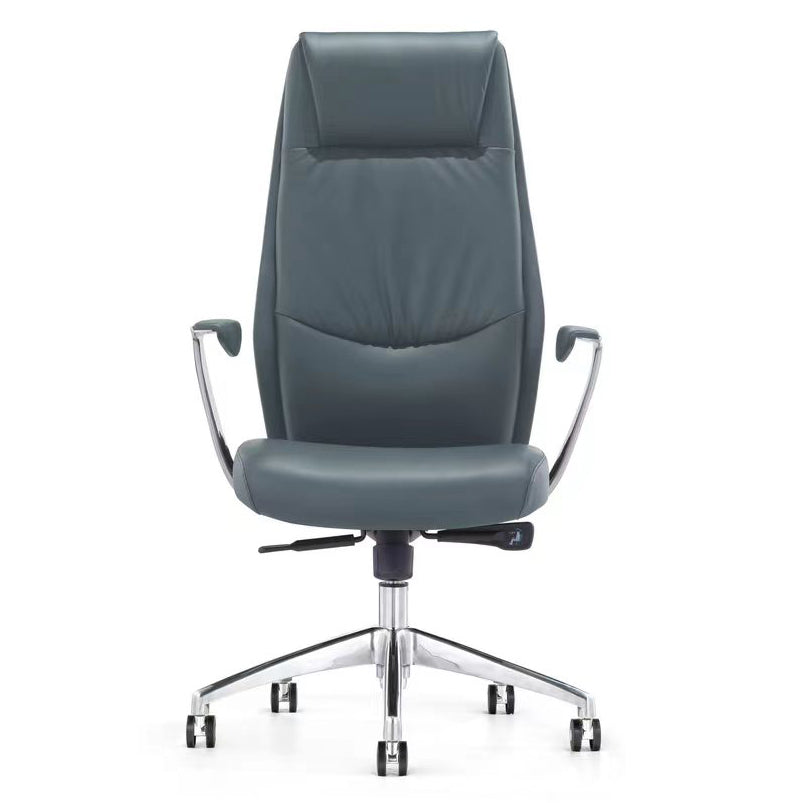 VOFFOV® Big & Tall PU Leather Executive Office Computer Desk Chair Gray