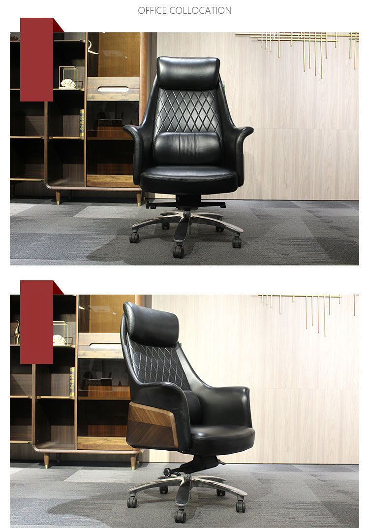 VOFFOV® Big and Tall PU Leather Executive Office Chair