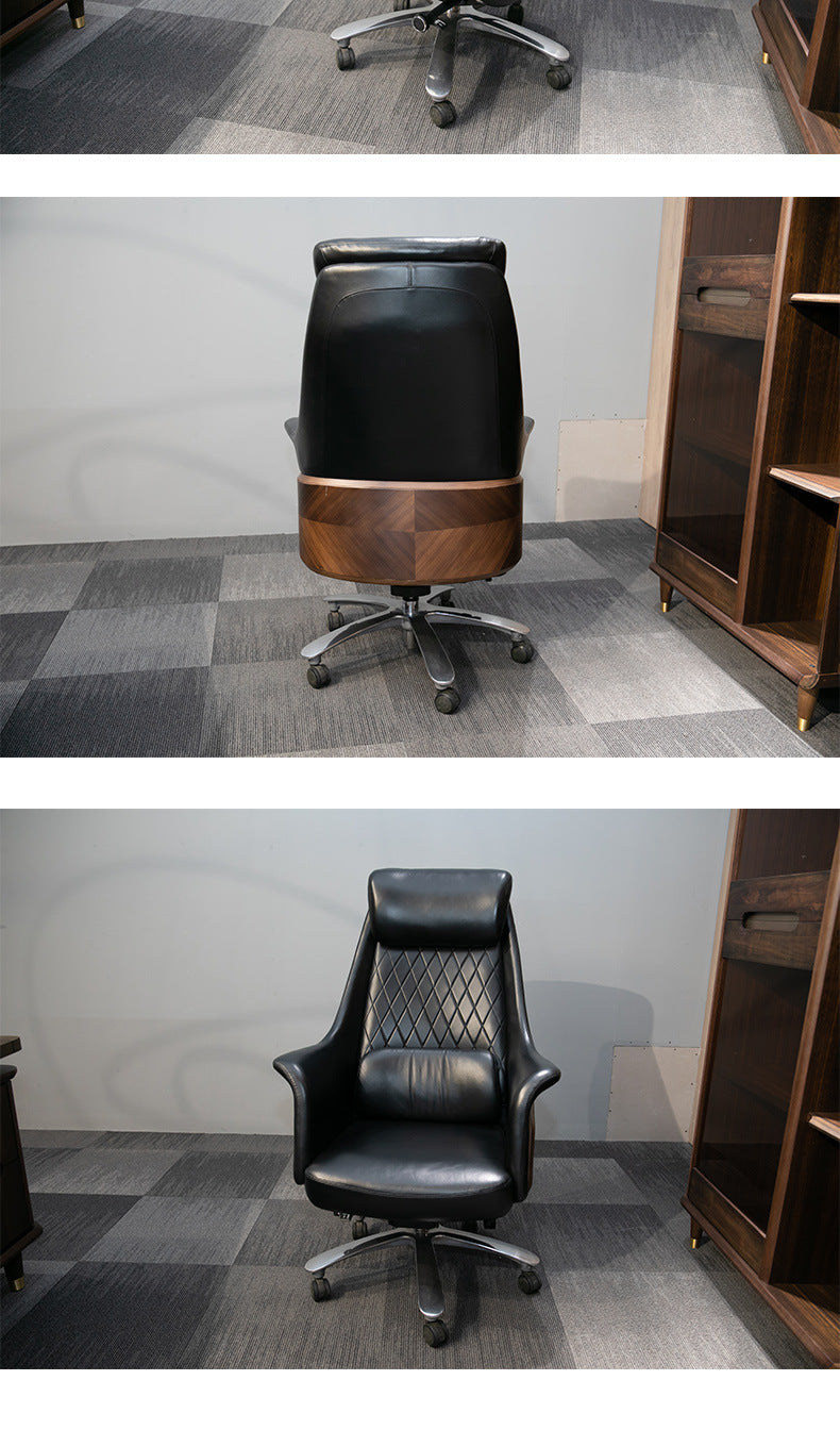 VOFFOV® Big and Tall PU Leather Executive Office Chair