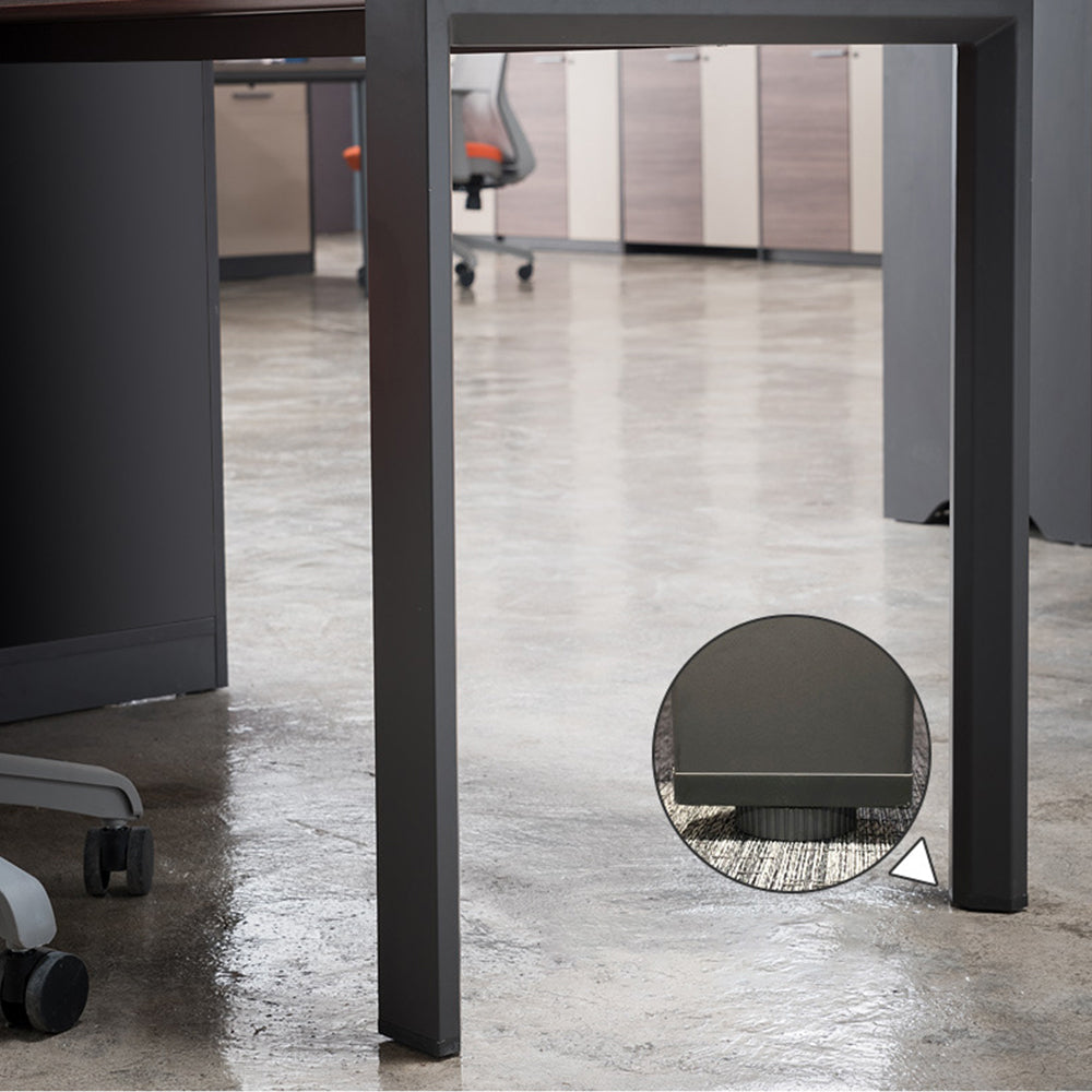 VOFFOV® Workstation Cluster of 4 Face-to-Face with 4 Attached Drawers