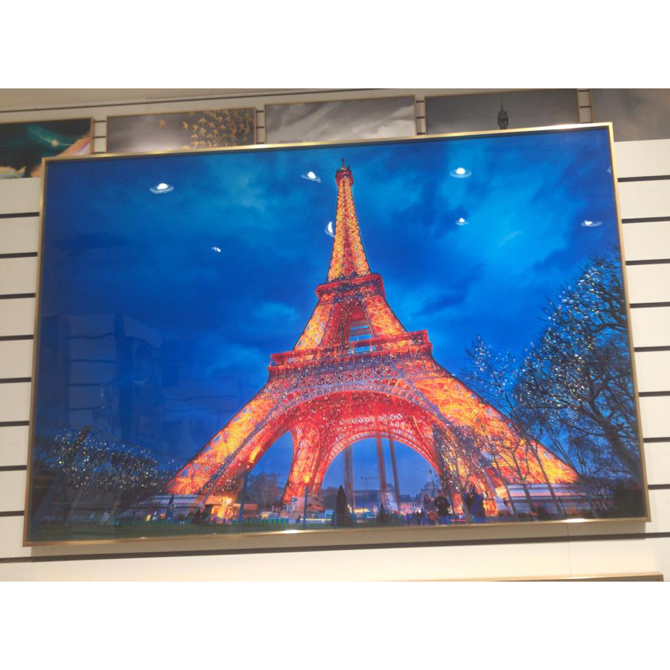VOFFOV® Eiffel Tower Night View Wall Art