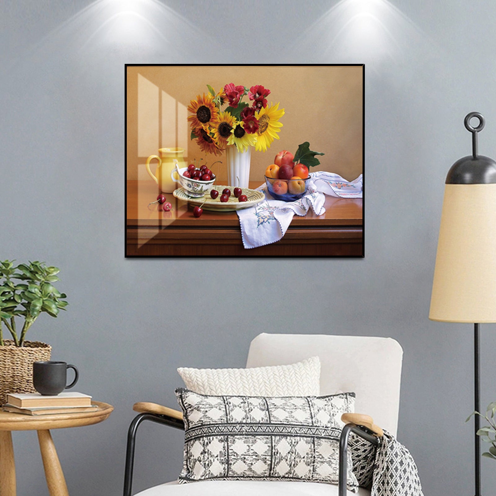VOFFOV® Flower&Fruit Art Posters For Dinning Room