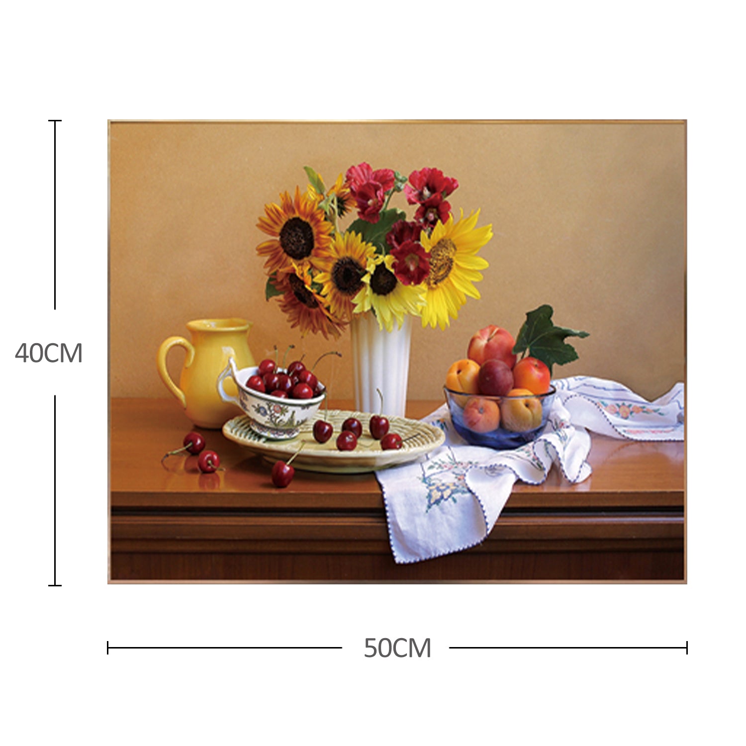 VOFFOV® Flower&Fruit Art Posters For Dinning Room