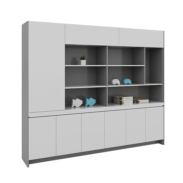 Full_Height_3_Shelf_Wide_Standard_Bookcase_with_Wardrobe