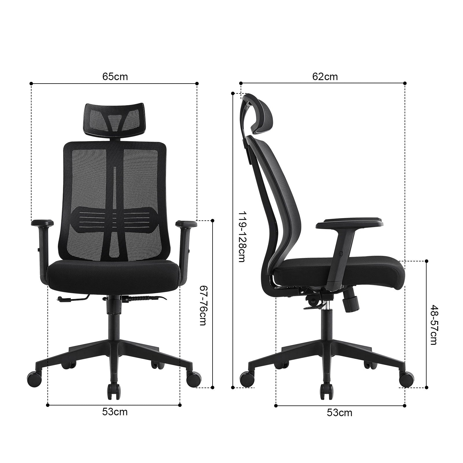 High Back Mesh Task Chair