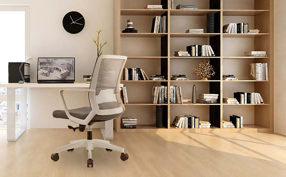 VOFFOV® Home Office Swivel Lift High Mesh Chair