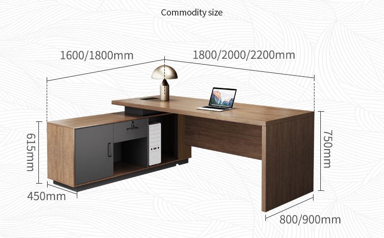 L Shape Executive Desk OS-106-18