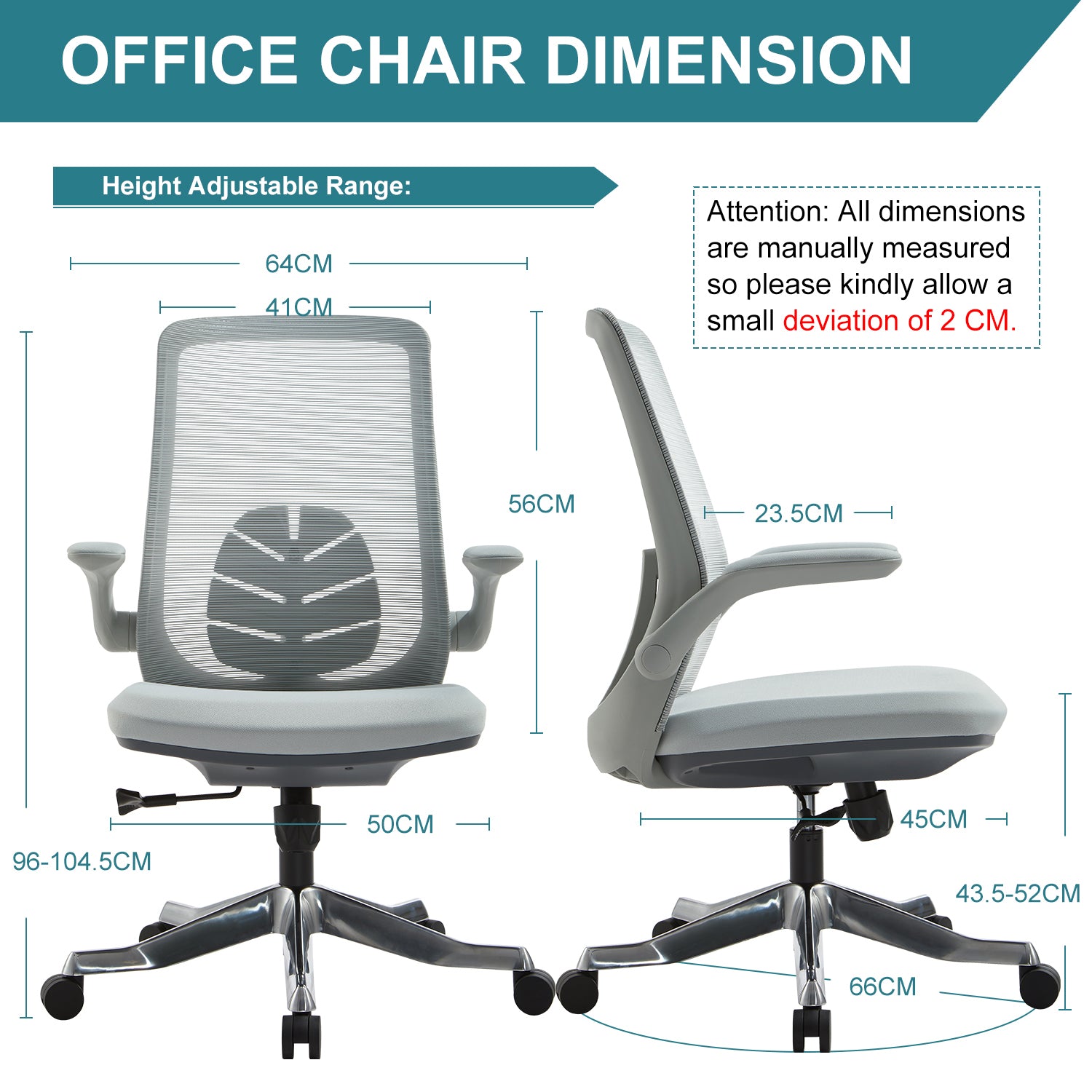 VOFFOV® Modern Multi-Task Office Chair