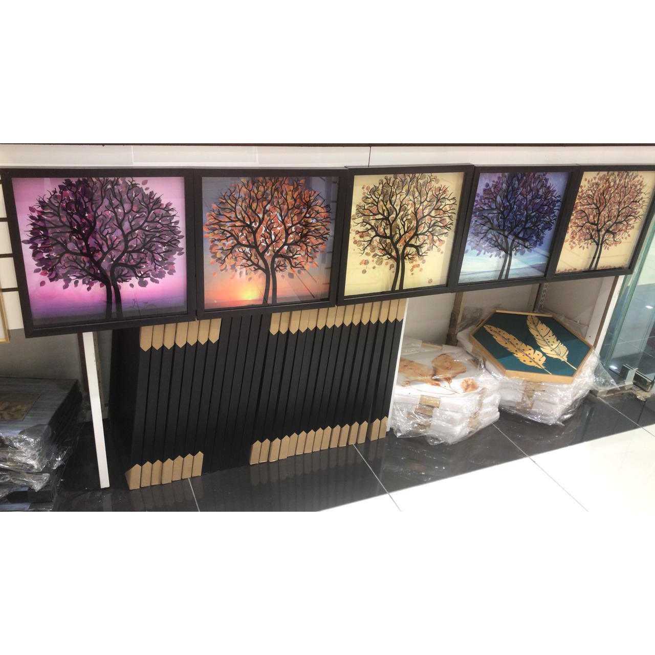 VOFFOV® Modern Wall Decor Tree Theme for Living Room