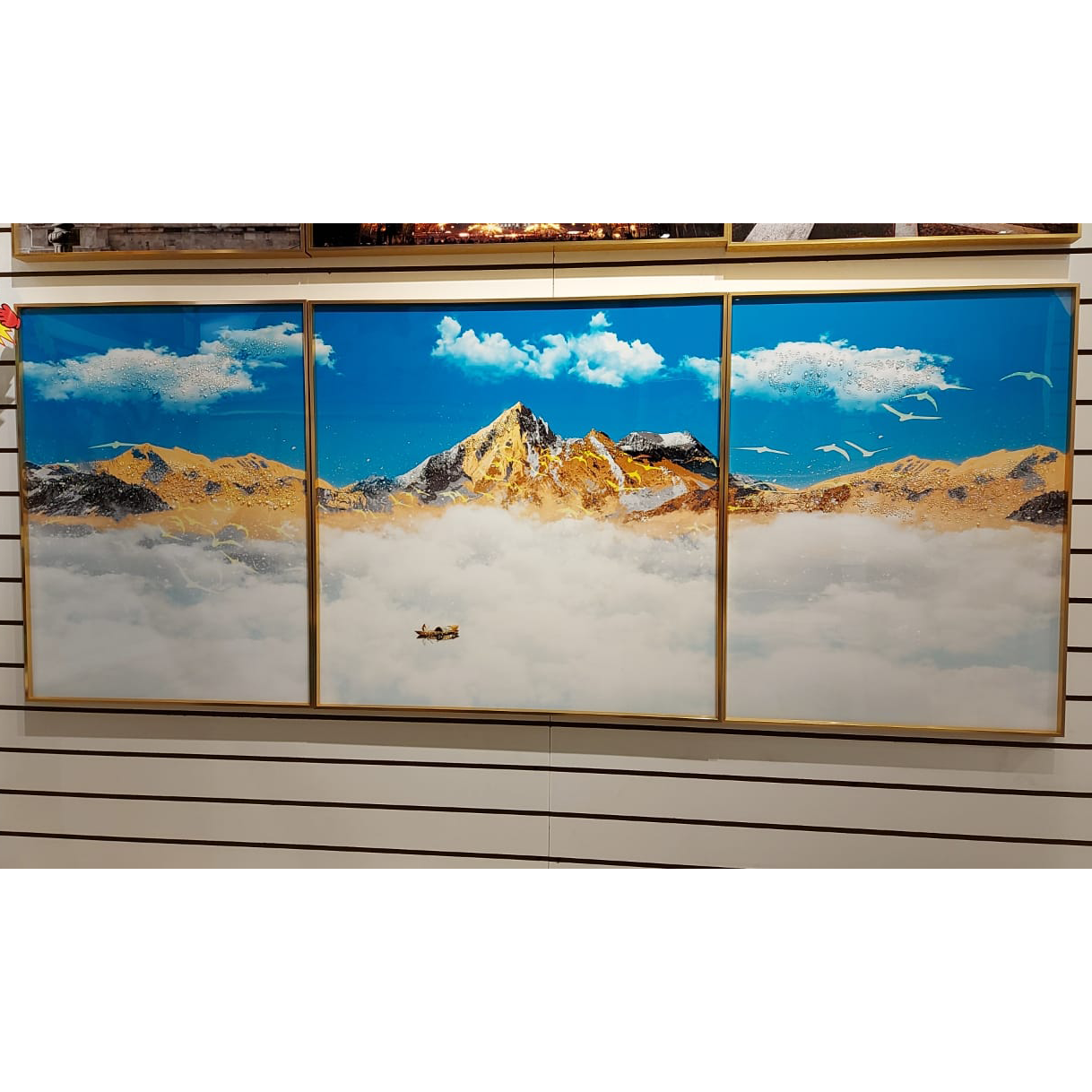 VOFFOV® Mountain Views Natural Landscape Wall Art Painting Decoration 3PCS