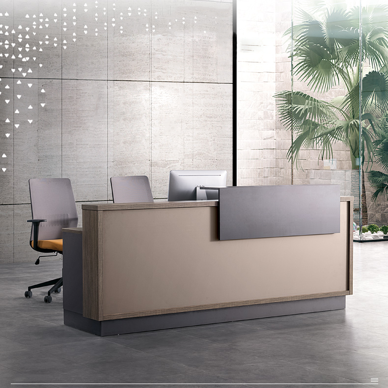 Rectangular 1 Person Laminate Reception Desk LI-Q24