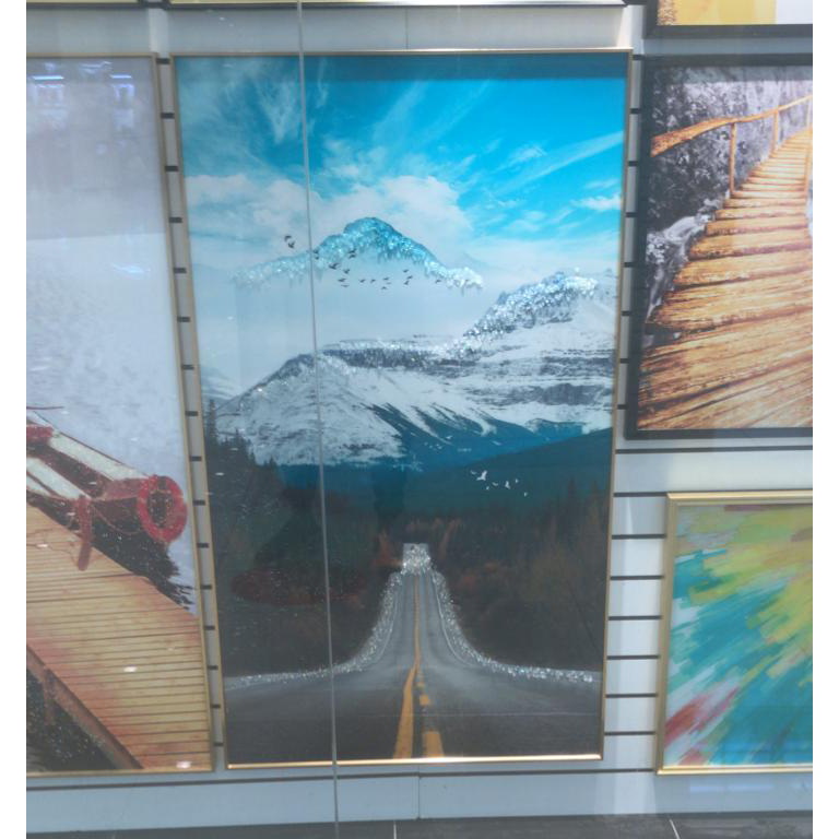 VOFFOV® Snow Mountain Landscape Office Room Wall Art