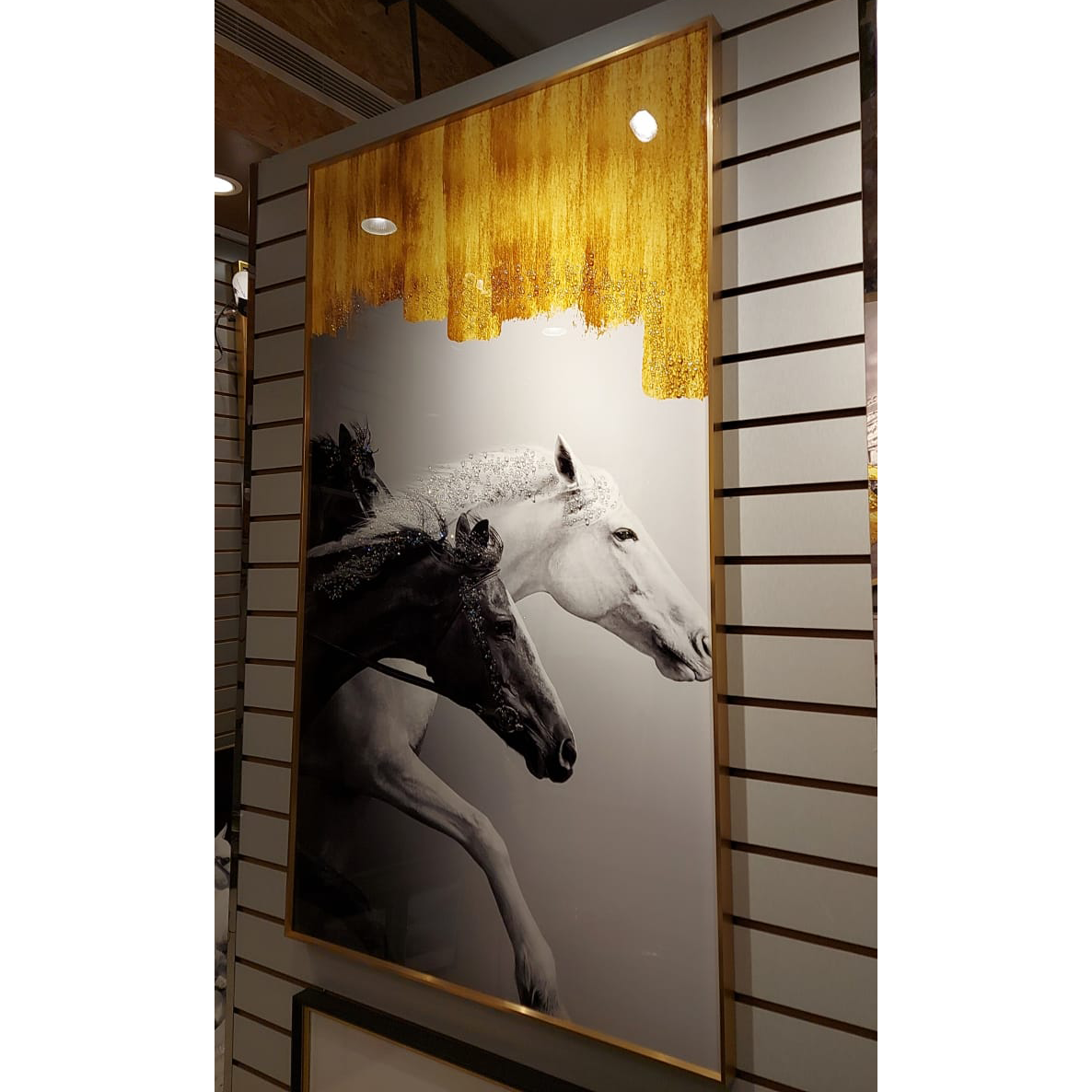 VOFFOV® Three Horses Wall Decor for Living Room