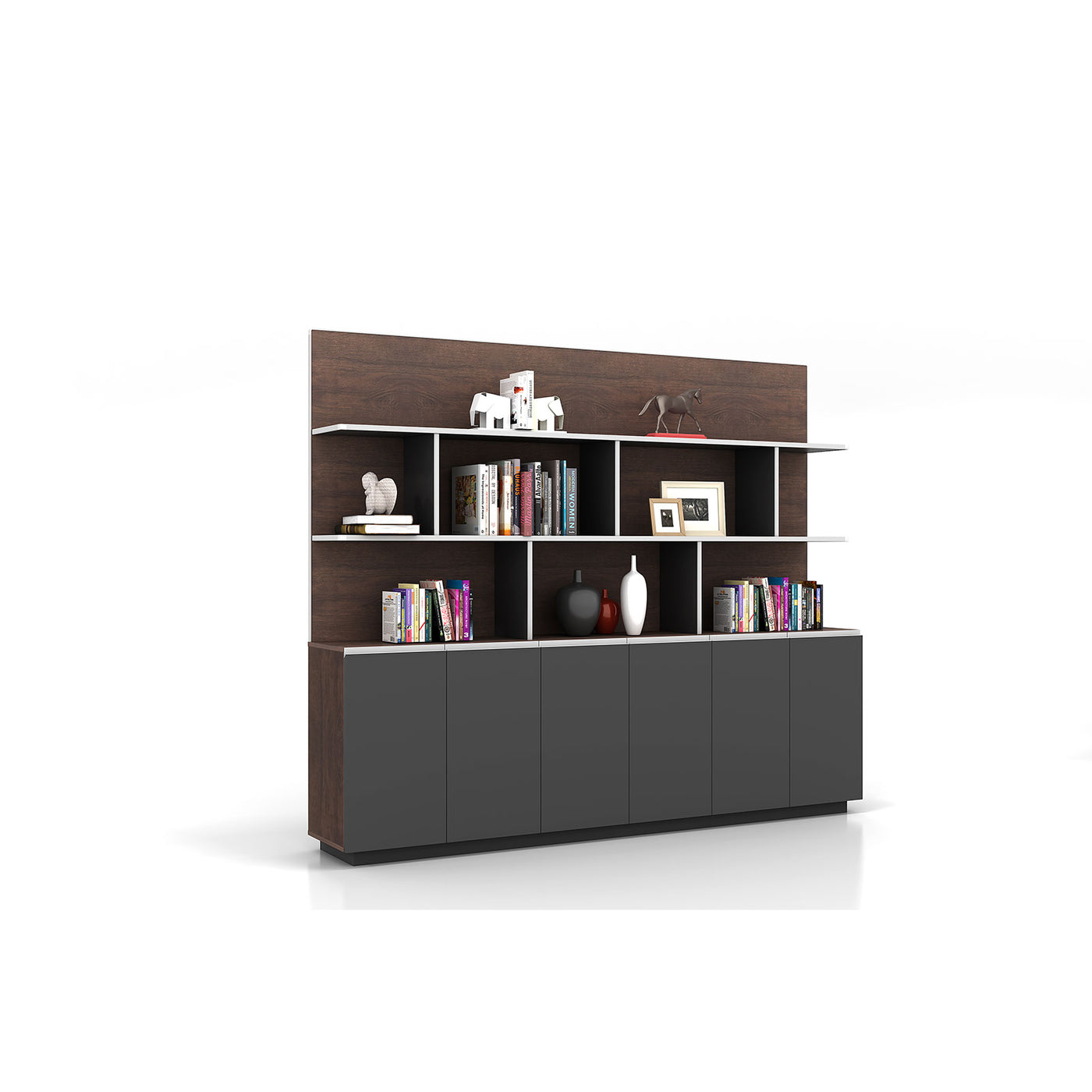 3 Shelf Wide Standard Bookcase MP-2001