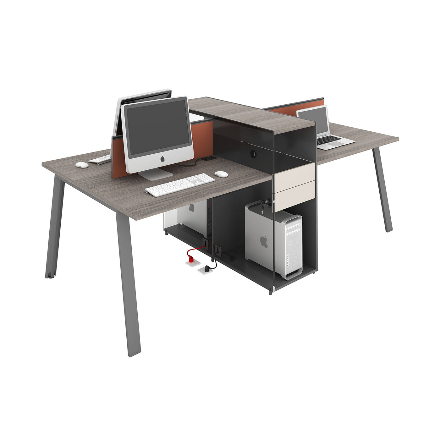 4 Person Workstation Benching Desk LI-643B-28