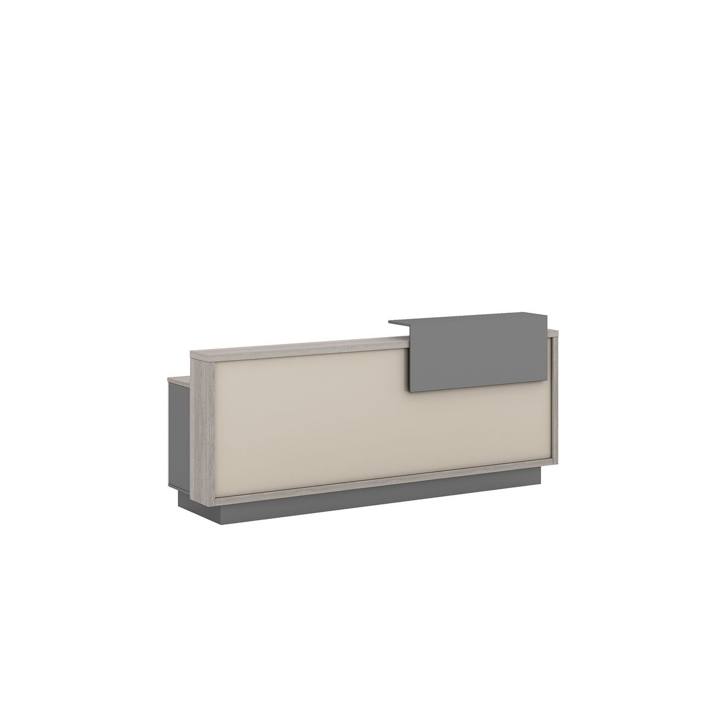 Rectangular 1 Person Laminate Reception Desk LI-Q24