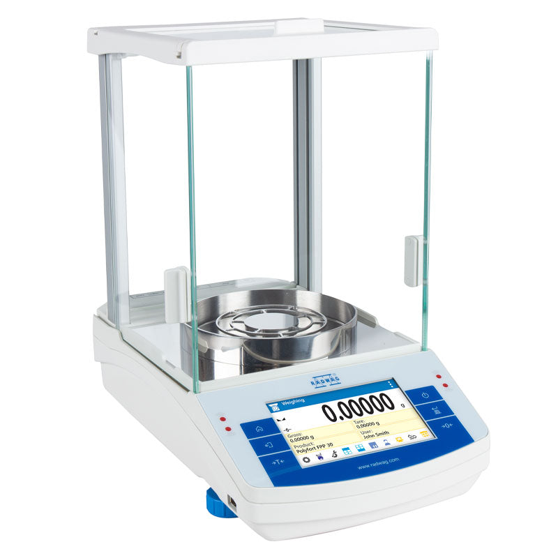 Radwag AS 520.X2 PLUS Analytical Balance, 520 g Capacity, 0.1 mg Readability