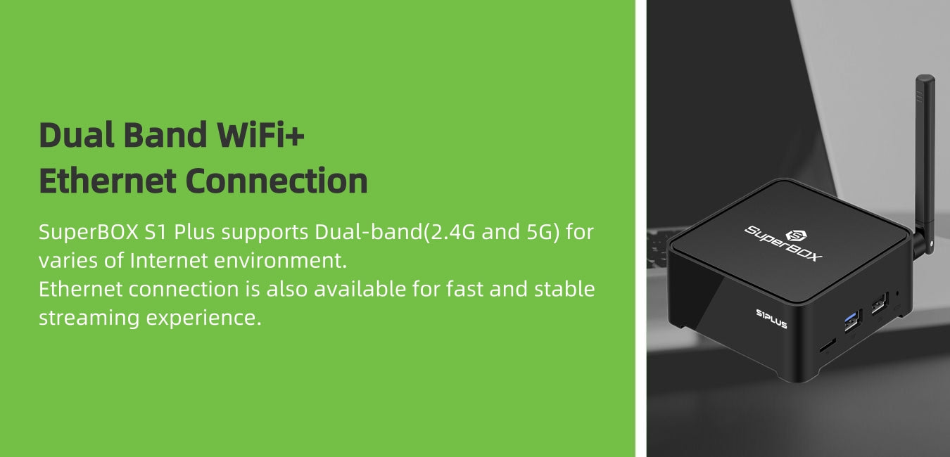 dual band WiFi+ Ethernet connection