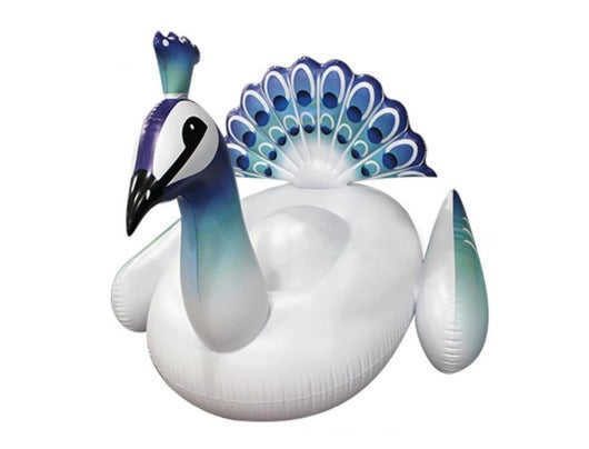 Flotador de piscina de pavo real