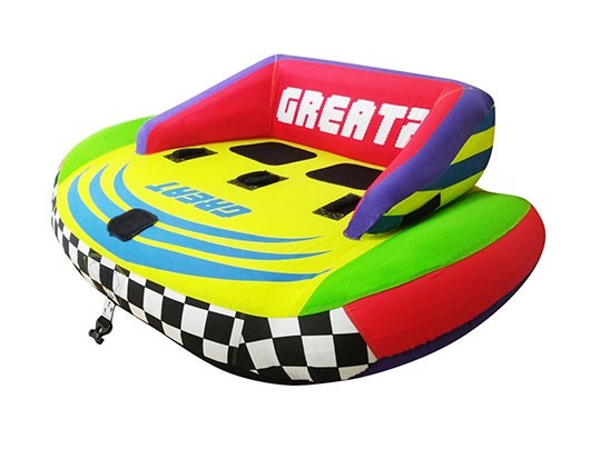 Gran 2 divertidos tubos inflables para barcos.