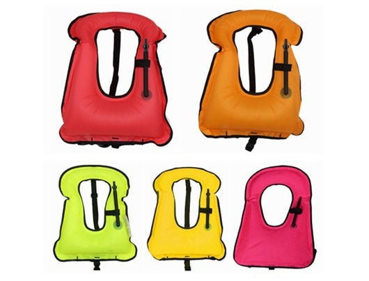 Chaleco de esnórquel inflable