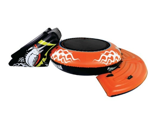 Tamaño inflado de los tubos inflables del lago Big Bounce: 246 * 246 cm Tobogán y cubierta inflables de superficie grande que rebota