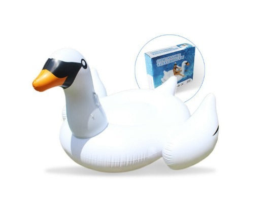 Flotador de la piscina del cisne