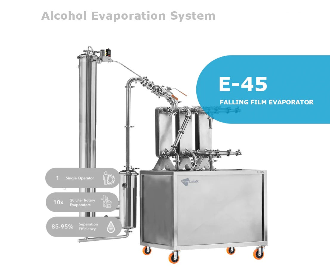 Sistema de evaporación de alcohol E-45