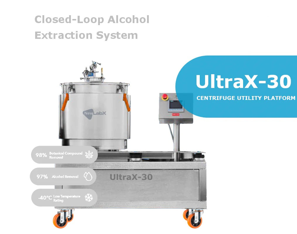 UltraX-30 Alkoholextraktionssystem mit geschlossenem Kreislauf