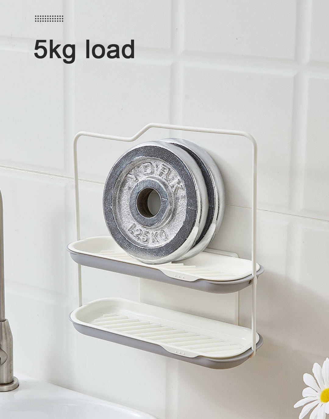 double layer sink rack