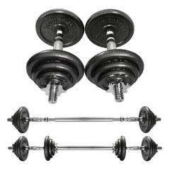 Cast iron dumbbells