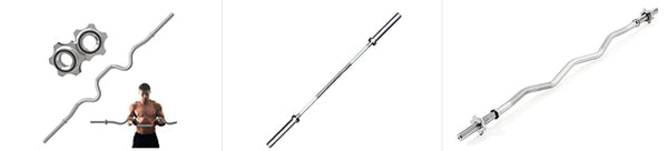 BARBELL-STRIGHT BAR AND CURL BAR