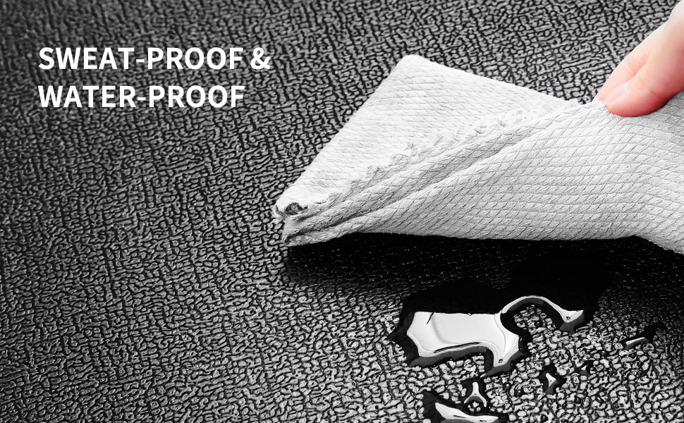 Sweat and water proof, easy to clean