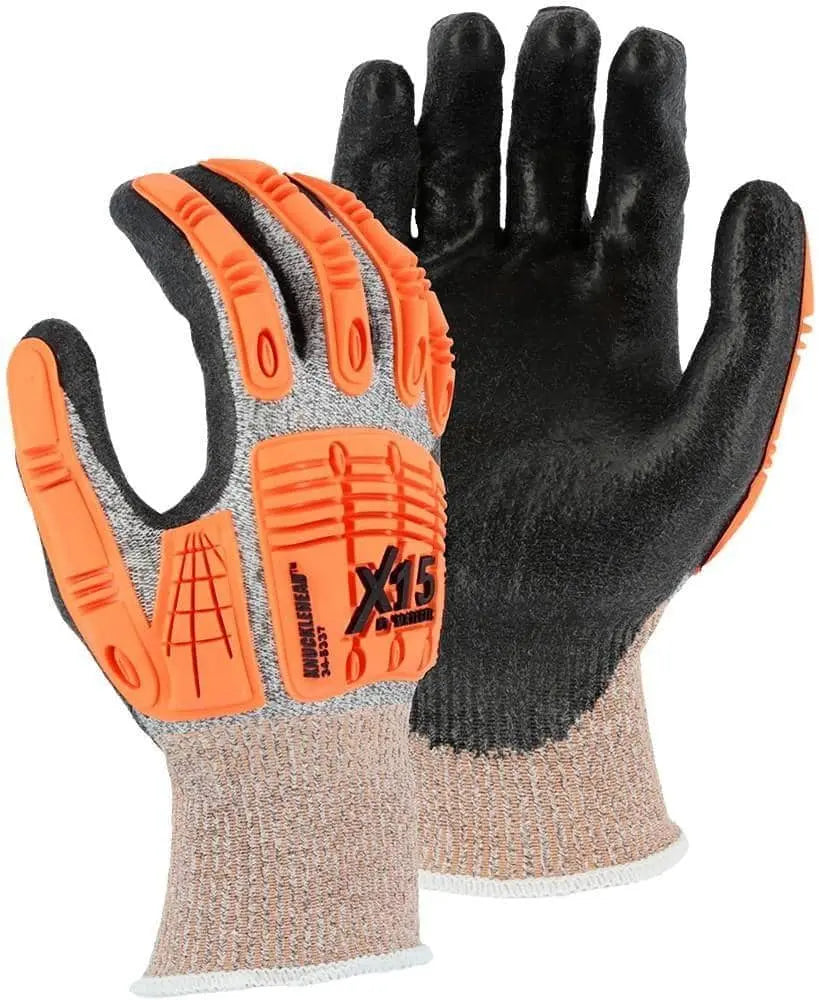 MAJESTIC - X15 with Dyneema Cut & Impact Resistant Glove with Polyurethane Coating