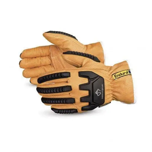 SUPERIOR - Endura Kevlar and Thinsulate Lined Impact Resistant Goatskin Drivers Gloves