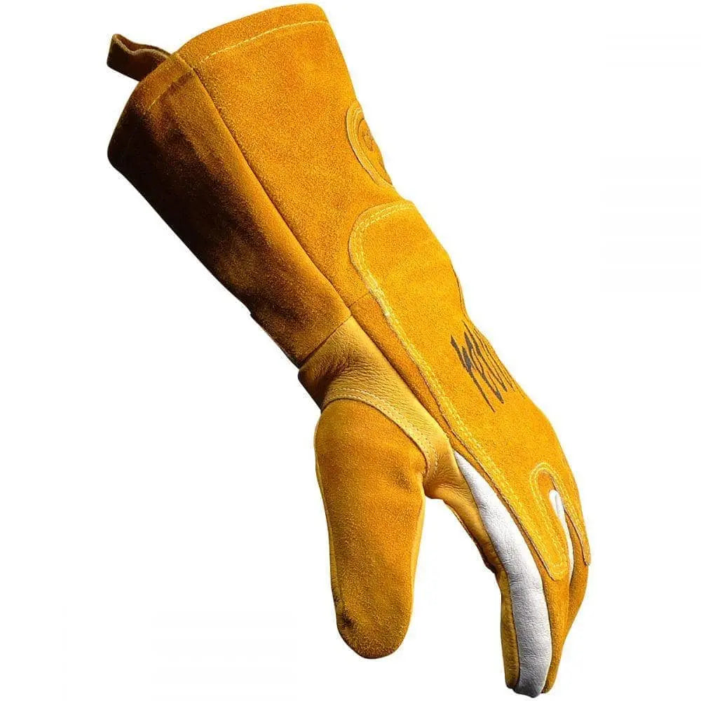 CAIMAN - Pig Grain FR Cotton Fleece Lined MIG/Stick Welding Gloves