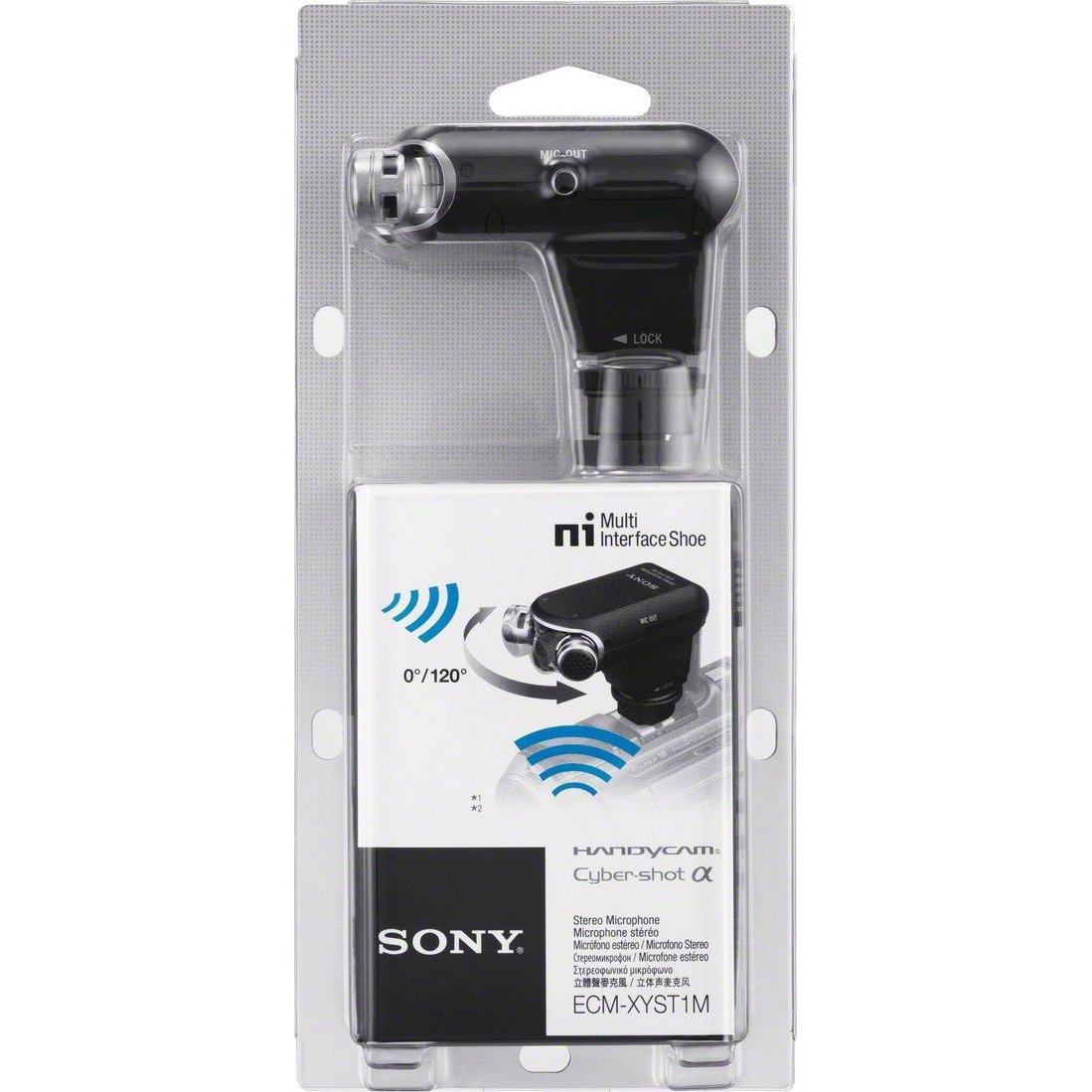 Sony ECM-XYST1M Stereo Microphone (Black)