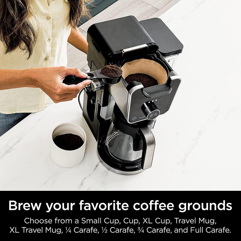 Ninja DualBrew Pro Specialty 12-Cup Drip Coffee Maker (Factory Refurbished) - Open Box