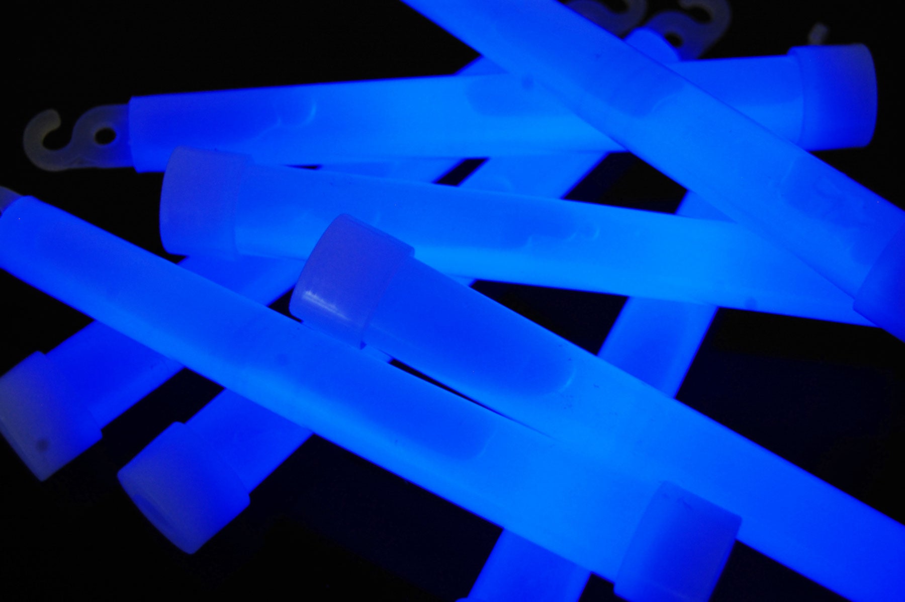 6 inch 15mm Blue Premium Safety Glow Sticks- 25 Per Package