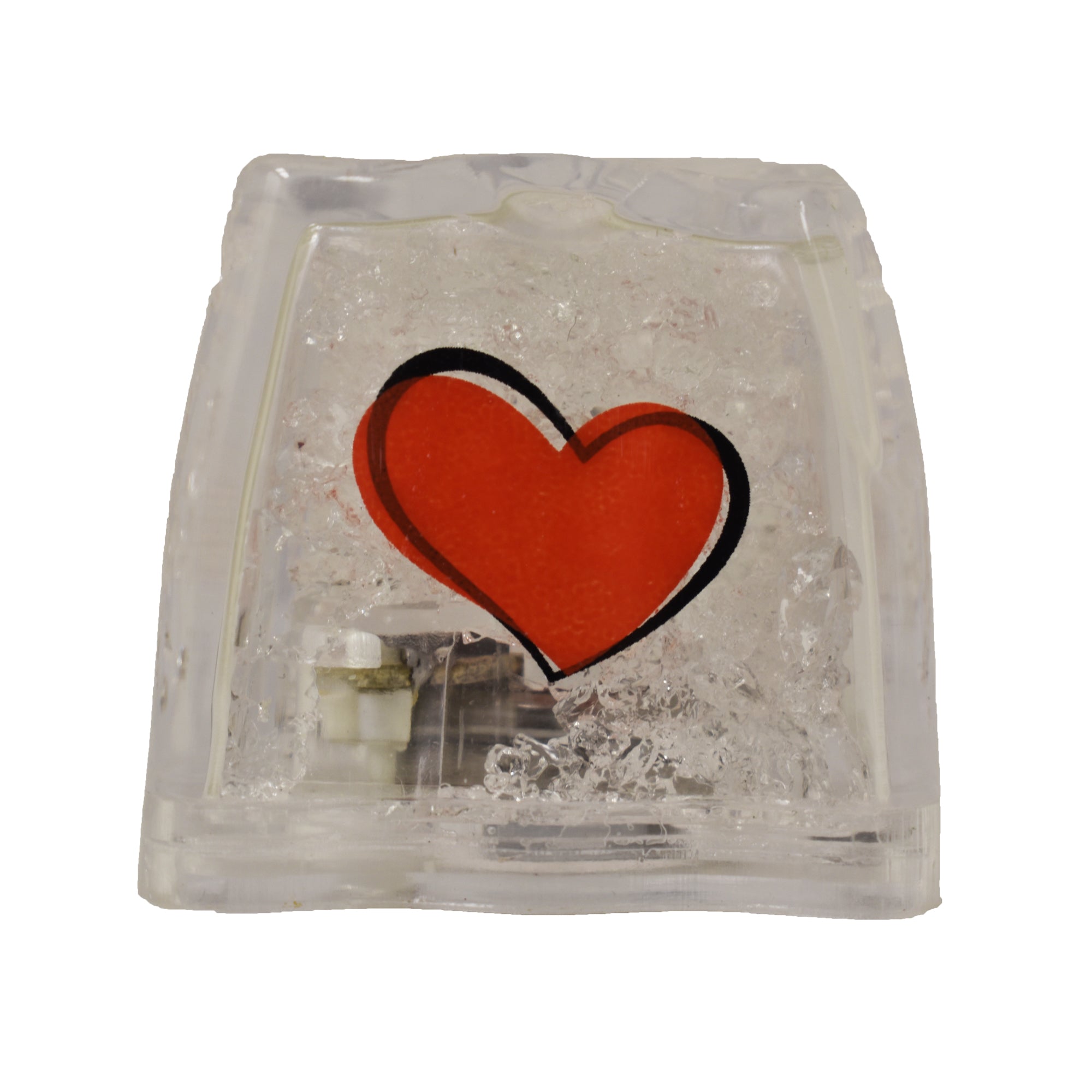 Heart Print LiteCubes 3 Mode Light Up LED Light Up Ice Cubes