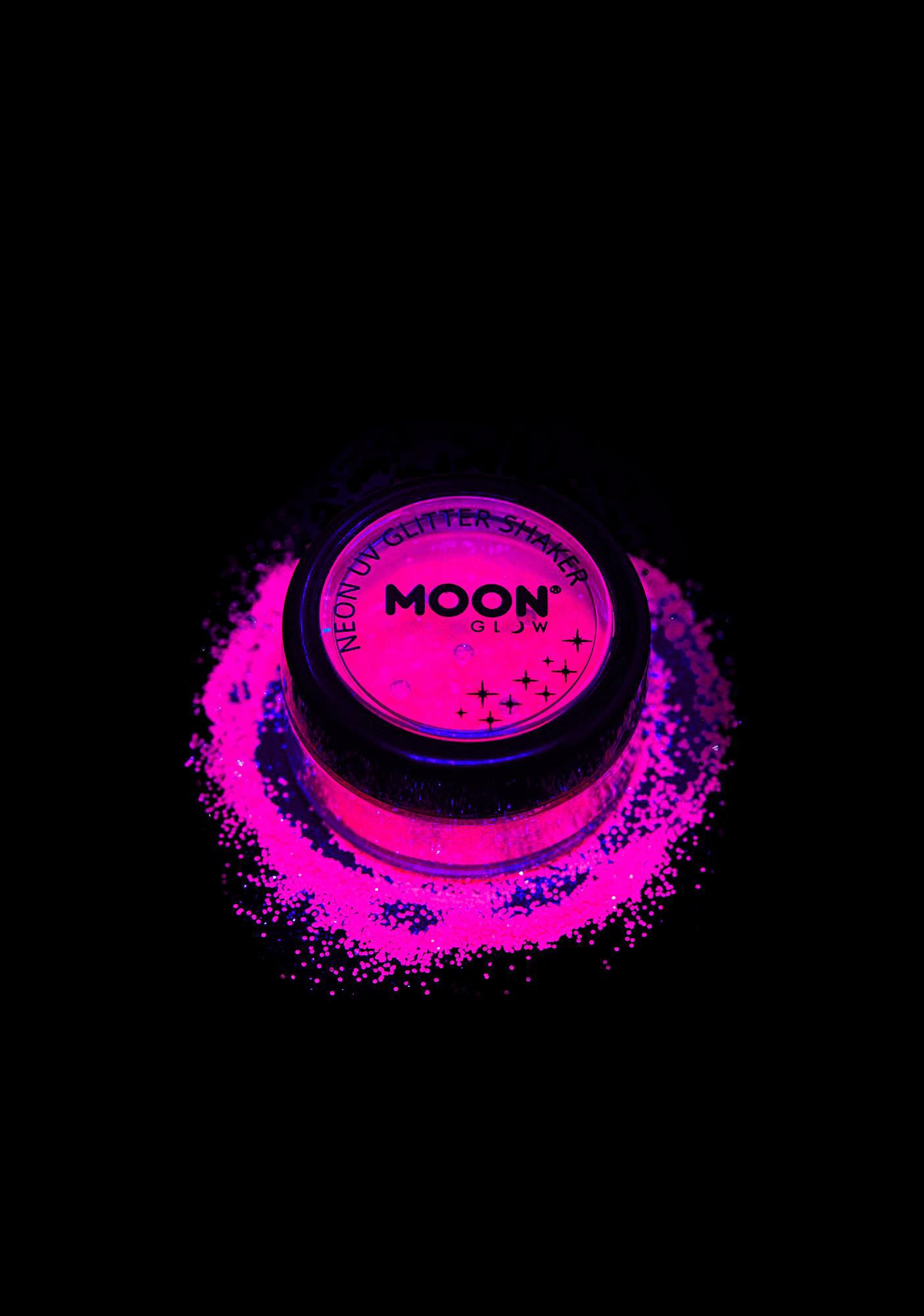 Moon Glow Intense UV Blacklight Face and Body Glitter Shaker