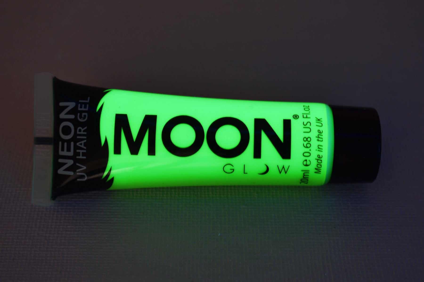 Moon Glow Intense UV Blacklight Hair Gel