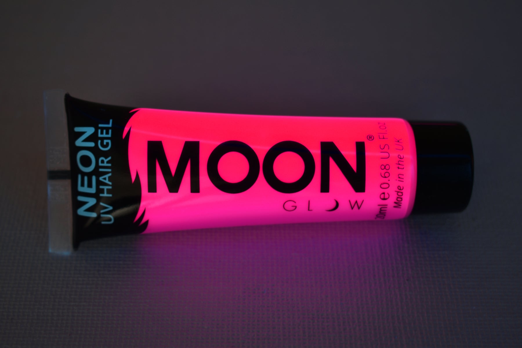 Moon Glow Intense UV Blacklight Hair Gel