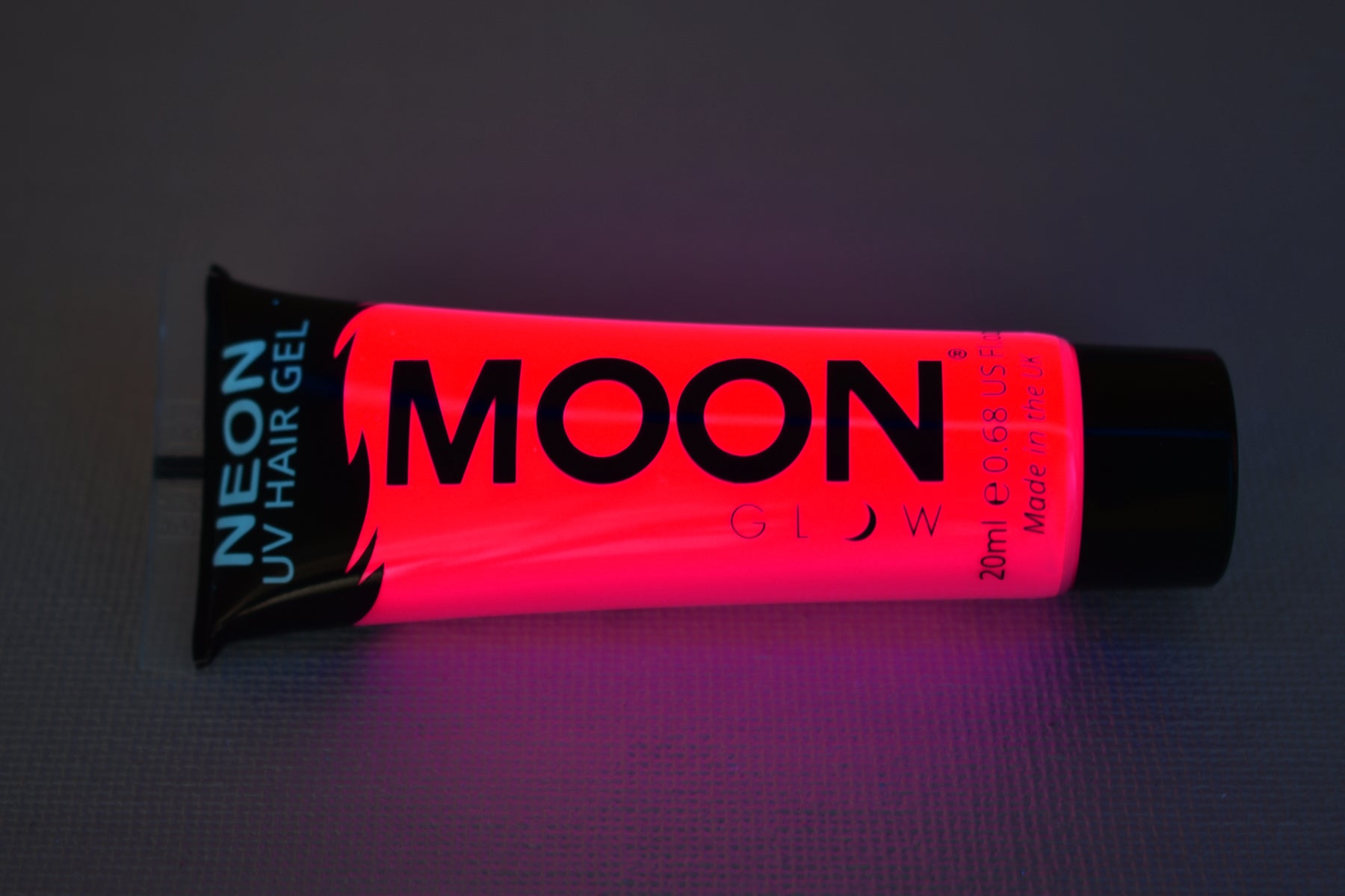 Moon Glow Intense UV Blacklight Hair Gel