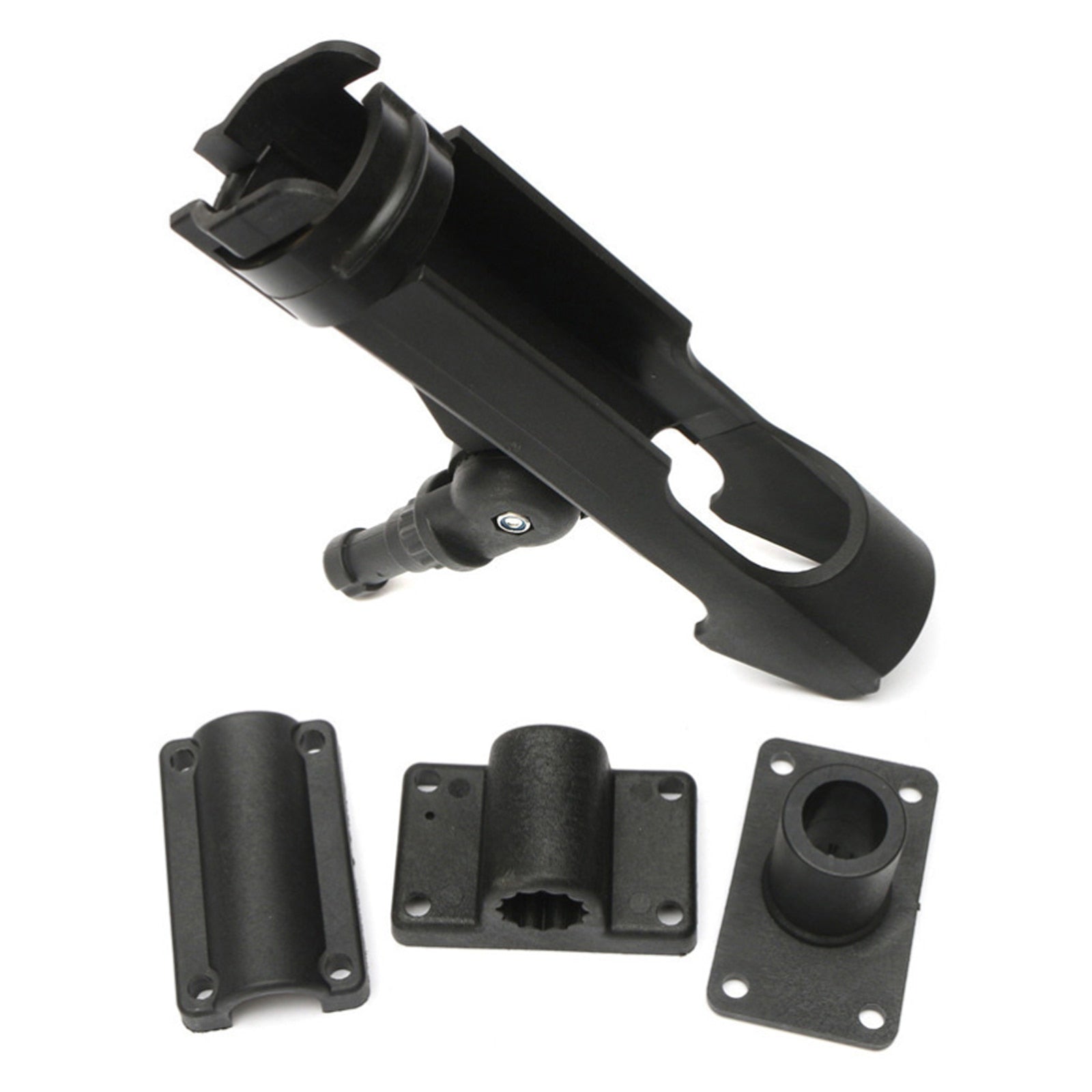 360 Degree Rotatable Rod Holder With Mounting Hardware