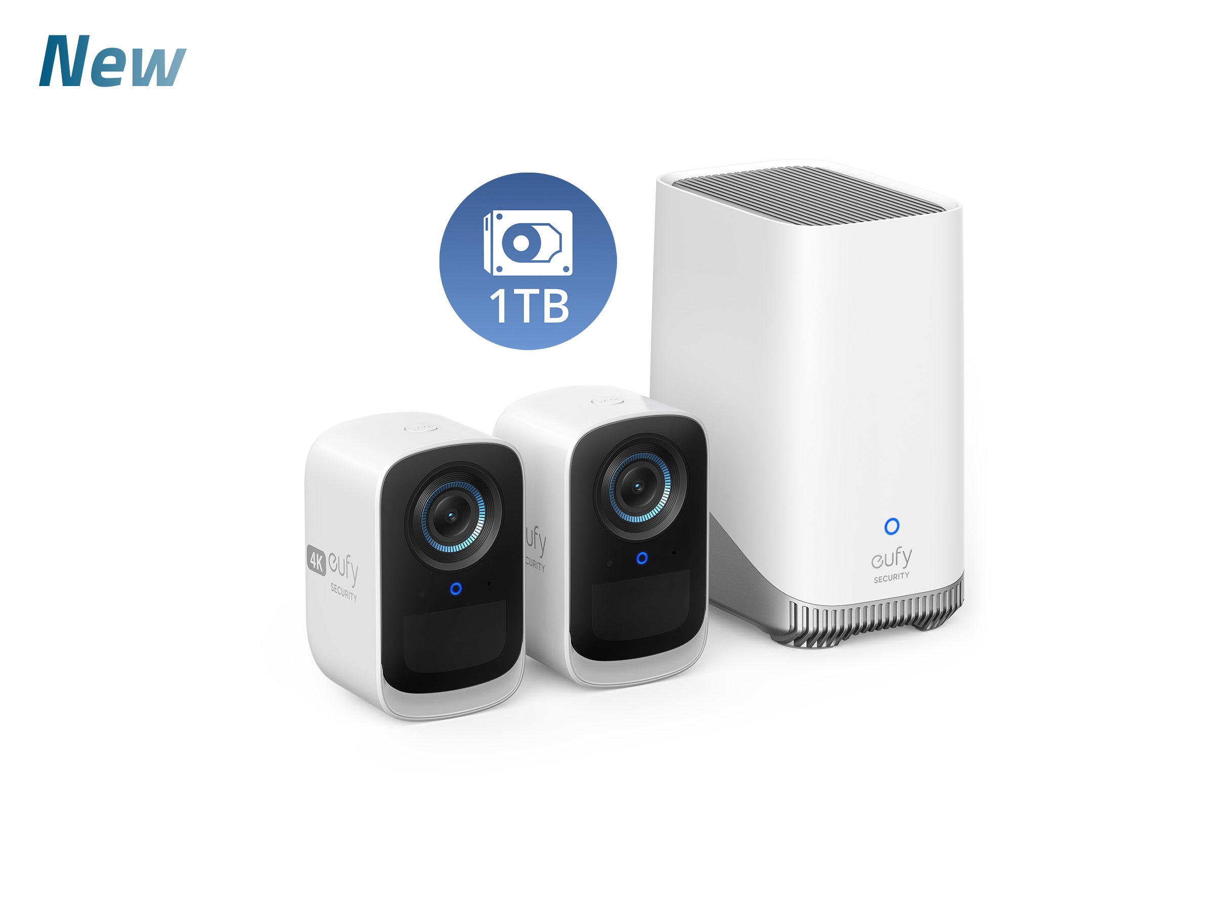 eufyCam S300 (eufyCam 3C) + 1 TB Hard Drive