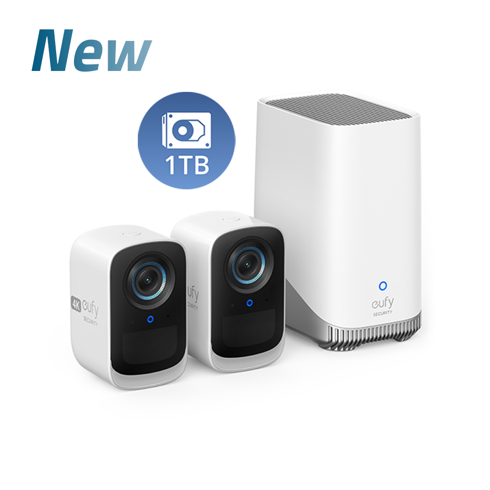 eufyCam S300 (eufyCam 3C) + 1 TB Hard Drive